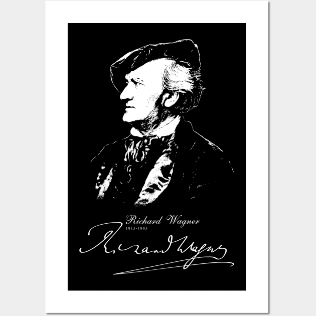 Wagner-German Composer-Classical Music Wall Art by StabbedHeart